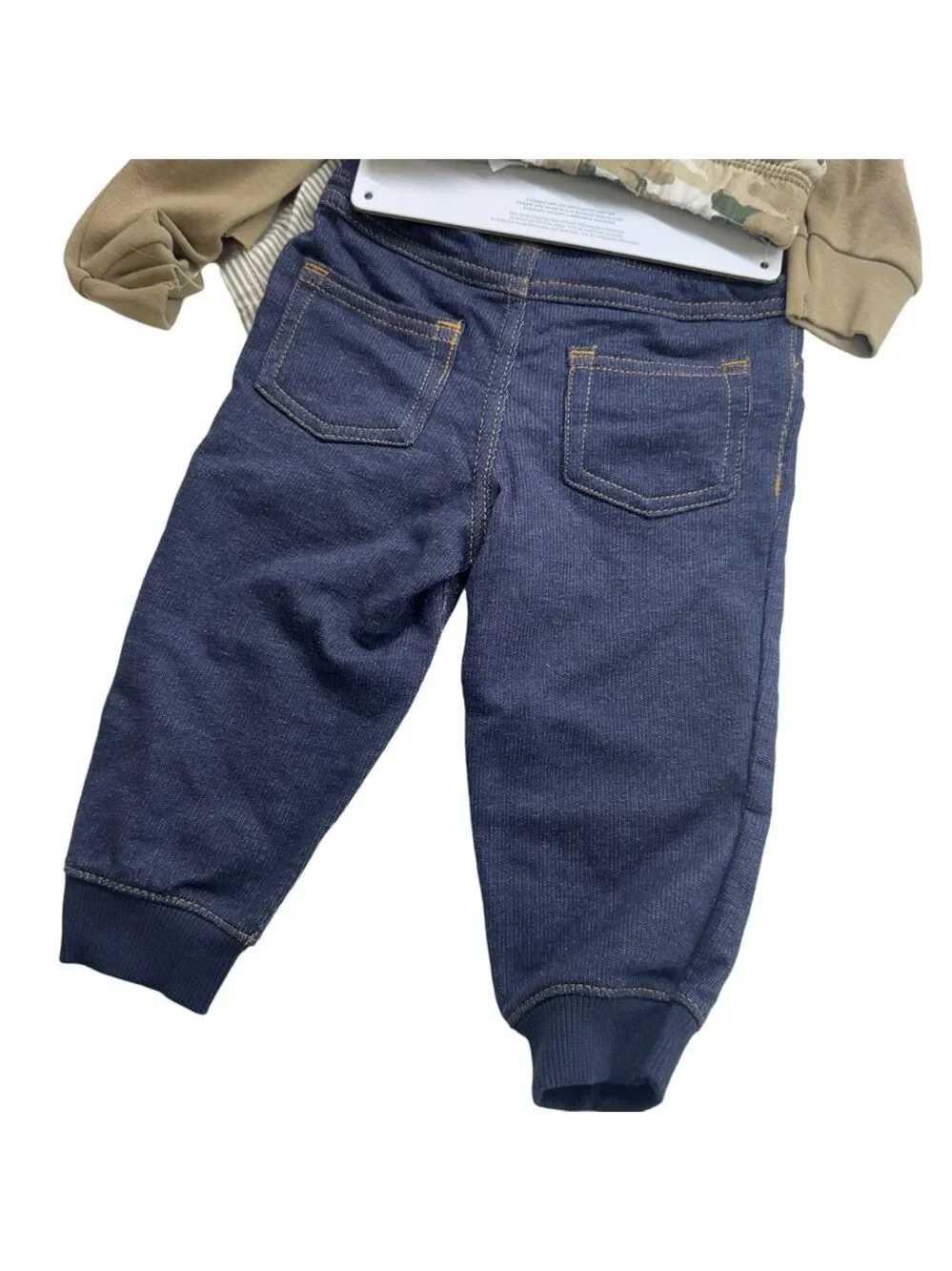 Boy Carter's 3-Piece Outfit 12M Brown Green NWT